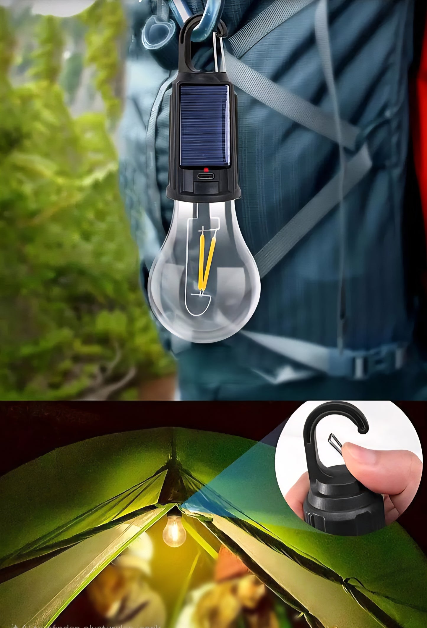 Solar Kanca Güneş Enerjili Led Ampul