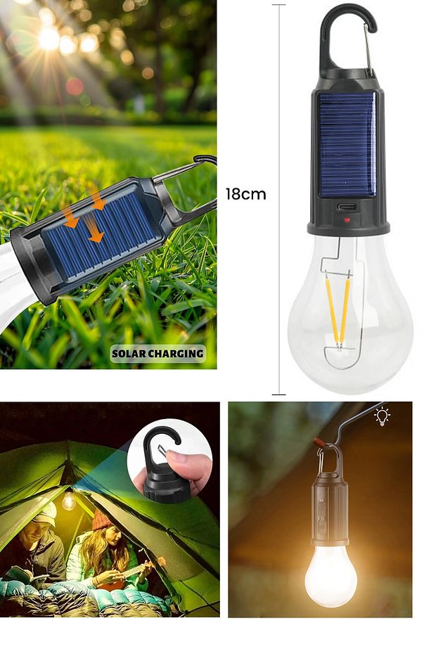 Solar Kanca Güneş Enerjili Led Ampul